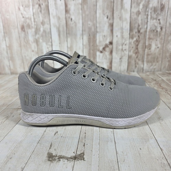 NOBULL Shoes - NOBULL Grey SuperFabric Trainer Womens 8.5 Mens 7 Low Top Cross Training Shoes